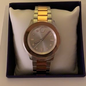 Movado Bold 38 MM Silver/Bronze watch